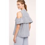 Anthropologie  Sunday in Brooklyn Scilla top Blouse small S New NWT blue RARE HTF Photo 3