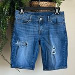 Levi's Levi’s Denim Bermuda Shorts Distressed Sz 26 Photo 0