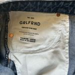GRLFRND The Kate Low Rise Slim CropDenim Jeans Skirt Size 29 (34 Hip) Photo 6