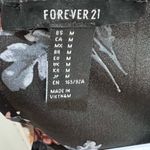 Forever 21 Long sleeve black floral mini dress size medium Photo 5