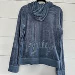 Juicy Couture Women’s Extra Large Black Label Velour Rhinestone Track Jacket Y2K Photo 6