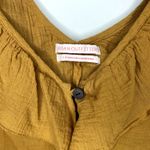 Urban Outfitters UO‎  Ruffle Tie-Front Top Textured Cropped Small Boho Cottage Photo 4