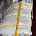 Bath & Body Works  Iridescent White Puffer Tote Bag NWT Photo 7