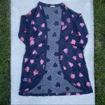 Anthropologie  Floreat Dotty Velvet Burnout Kimono Floral One Size Photo 3