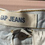 Gap Vintage Y2K Low Rise Light Wash Blue Wide Hemmed Flared Jean 28" Waist GUC Photo 8