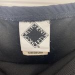 Vintage 90s Mini Skirt California Concepts Black Faux Fur Leopard Trim XS Photo 2