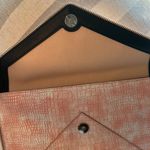 Rebecca Minkoff  Pink and White Clutch Sleek Envelope Design Photo 2