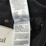 Mother High Waisted Rider Ankle Jeans Not Guilty Back Size 24 Straight Leg Flare Black Photo 6