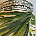 JM Collection ‎ Painted Palms Animal Influence Blouse Top MP NWT Photo 4