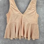 Pink Ruffle Padded Crop Swimwear Tankini Tank Top Medium M Photo 5