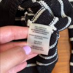 Alice + Olivia  Black White Striped Long Sleeve Photo 3