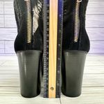 Juicy Couture  Ankle Boots Chunky Block Suede Womens Lupia Black Size 8 Photo 13