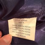 Essentials‎ By A.B.S Sequin Swing Dress Women's Medium Navy Whimsigoth 80s Fairy Blue Photo 6