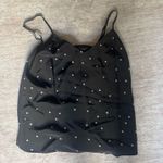 L'Agence  grommet black silver tank size small  Photo 1