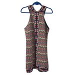 BCBGMAXAZRIA NWT $178 BCBG Max Azaria Jacquard Tesa Halter Dress M Photo 3
