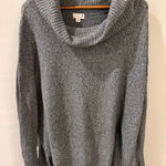 SO  Charcoal Cowl Neck Sweater – Women’s XL Photo 0