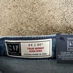 Gap Women’s  true skinny high rise button fly jeans 00 tall Photo 3
