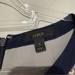 J.Crew Misty Fog Floral Medallion Print 100% Silk Shift Dress size 2 Photo 4