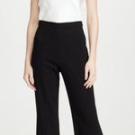 Black Halo Saxon Women's Contrast V- Neck Jumpsuit Size 0 Photo 0