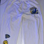 Aaliyah Y2K White graphic Sweatpants XXL Photo 1