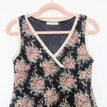 Y2K‎ Pianissimo Floral Mesh Lace Babydoll Top Black Size M Cottage Fairy Grunge Size M Photo 2