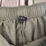 Loft Green Wide Leg Ankle Pants Relaxed Fit size Medium Cropped Floral Boho Pant Photo 1