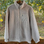 Victoria's Secret  On Point Women's Zip Front Teddy Jacket Beige Size L Photo 0