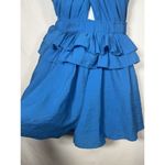 DO+BE  Blue Shorts Romper Ruffles Medium Girls Night Out Party Vacation Photo 2