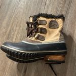 Sorel  Women's Slimpack II | Waterproof Winter Boot Tan Black Size 8 Photo 6