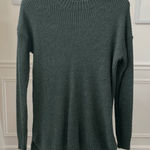 Nordstrom BP Green Lightweight Ribbed Tunic Sweater Oversized Photo 0