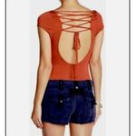 Free People NWT Womens About The Back Bodysuit Jumpsuit Photo 1