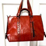 Unbranded Burnt Orange Leather Photo 0