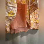 Anthropologie By  Floral Pink and Yellow Boho Mini Dress Photo 7