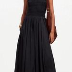 Madewell The Melody Bubble-Hem Smocked Midi Dress in Poplin Size XXS Photo 0