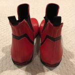 Andre Assous Chelsea Style Red Rain Boots Size 8 Photo 5