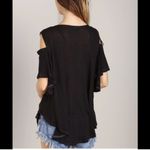 We The Free Cold Shoulder Burnout Tee Size Small Photo 5