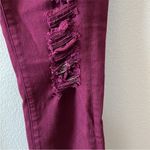 frame denim  Le Skinny pants size 27 distressed purple Photo 4