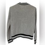 Cupcakes And Cashmere Carlton Knit Sweater Jacket Varsity Gray Photo 1