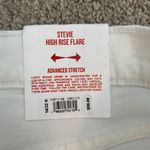 Lucky Brand NWT  Stevie High Rise Flared Jeans‎ Size 14 / 32R White Stretch Retro Photo 4