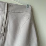 H&M NWT  Size 2 Beige Blush Pencil Skirt Pressed Pleats Waist Fully Lined Career Photo 6