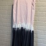 Sea NY dress New York Zelda Tie Dye Slip Charcoal Size 4 pink gray Black Photo 0