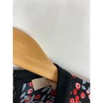 Loft Ann Taylor  Berry Velvet Trim Cutout Dress Size Small Tall Photo 4