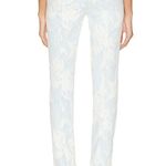 Zimmermann NWT Zimmerman Wonderland Denim Trousers Washed Floral Light blue White sz 3 Photo 5