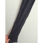 Vince Navy Blue Sheer Back Neck Long Sleeve Crew Neck Casual Top Womens MEDIUM Photo 1