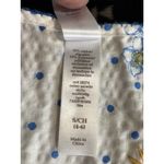 White Stag  Sleepwear Breakfast Dress‎ White/Yellow Floral Zip Front Size Small Photo 6