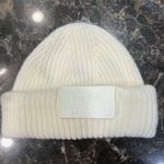 Coach White  Beanie Signature Wool Blend Winter Photo 0