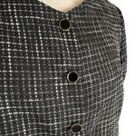 Joie NWT  Tweed Button Front Career Blazer Black Size S Photo 2