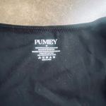 PUMIEY Women's Square Neck Long Sleeve Bodysuit Sexy Body Suit Tops Smoke Cloud Pro Black Size M Photo 9