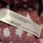 Anthropologie FLOREAT FOR BURGUNDY LIGHTWEIGHT FLANNEL ALLOVER TREE PRINT PANTS Photo 10