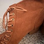 Quipid Short brown-tan boots with laces Photo 2
